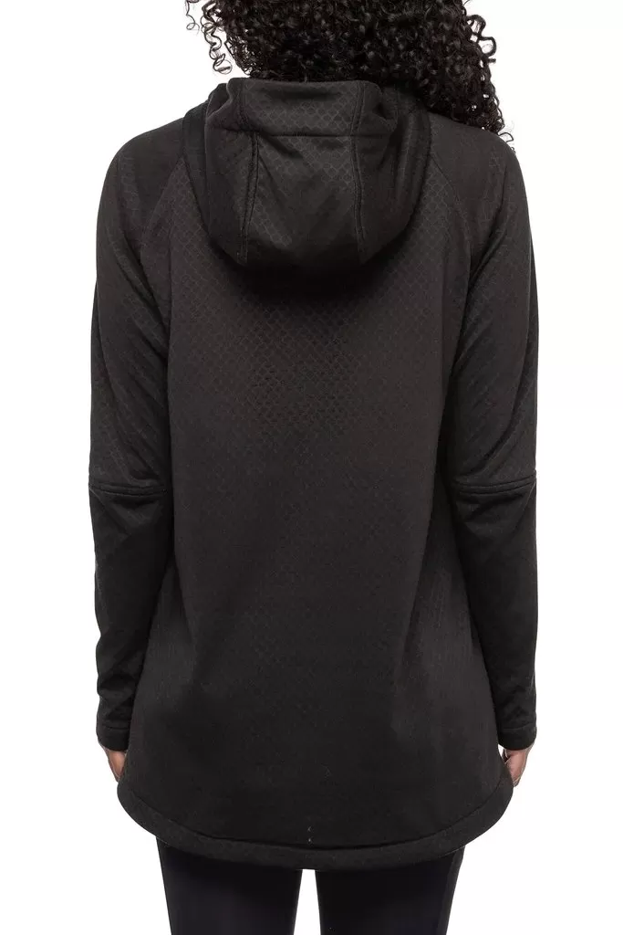 686 Women's Mission Grid Fleece Hoody - Black 4 686 Women's Mission Grid Fleece Hoody - Black - Image 2