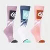 686 Women's Peak Socks - 3-Pack -Ski Equipment Shop 686 Womens Peak Socks 3 Pack