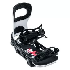 Bent Metal Bolt Snowboard Bindings - White