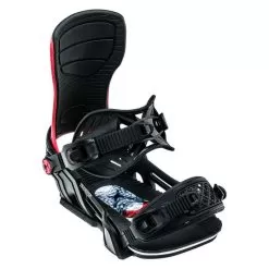 Bent Metal Transfer Snowboard Bindings - Black/Red