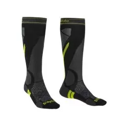 Bridgedale Ski Lightweight Merino Endurance Men's Socks - Black/Lime