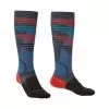 Bridgedale Ski Lightweight Merino Endurance Men's Socks - Blue/Black -Ski Equipment Shop Bridgedale Ski Lightweight Merino Endurance Mens Socks Blue Black