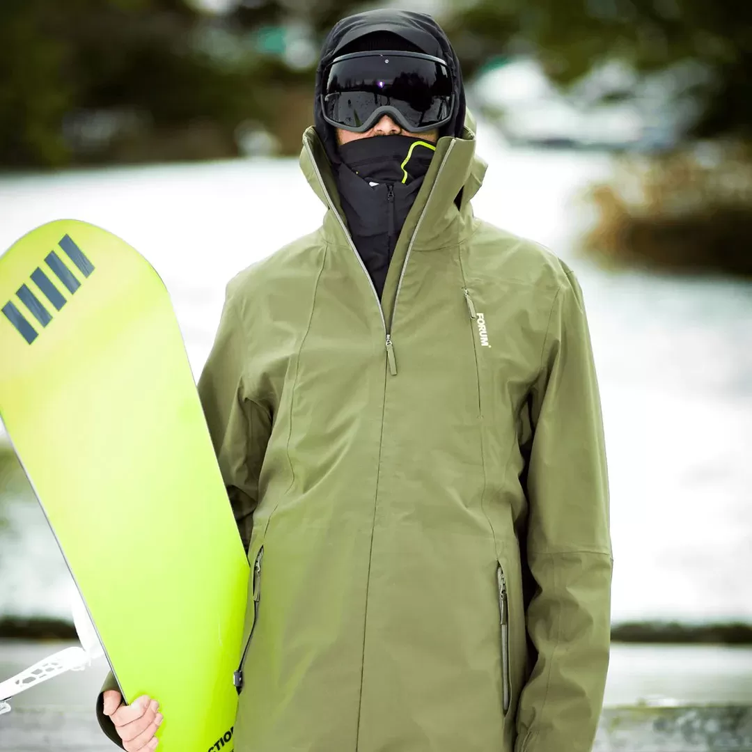 Forum 3-Layer Jacket - Olive 4 Forum 3-Layer Jacket - Olive - Image 2