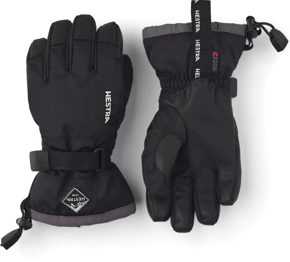 Hestra Gauntlet CZone Jr Gloves - Black 3 Hestra Gauntlet CZone Jr Gloves - Black