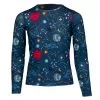 Hot Chillys Youth Pepper Skins Crewneck - Nebula