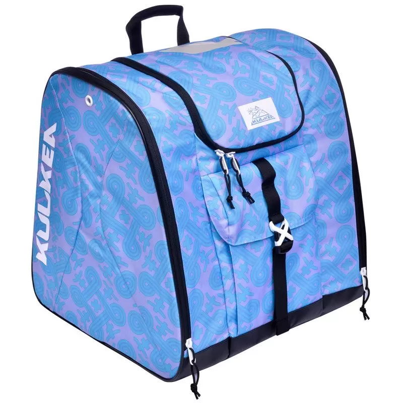 Kulkea Talvi X Ski Boot Bag - Lavender / Sky Blue 3 Kulkea Talvi X Ski Boot Bag - Lavender / Sky Blue