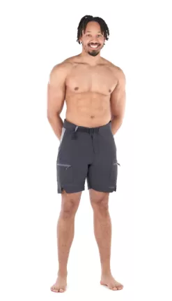 Level Six Men's 7.5" Guide Shorts - Black -Ski Equipment Shop Level Six Mens 7.522 Guide Shorts Black2