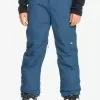Quiksilver Boy's 8-16 Estate Snow Pants - Insignia Blue -Ski Equipment Shop Quiksilver Boys 8 16 Estate Snow Pants Insignia Blue1