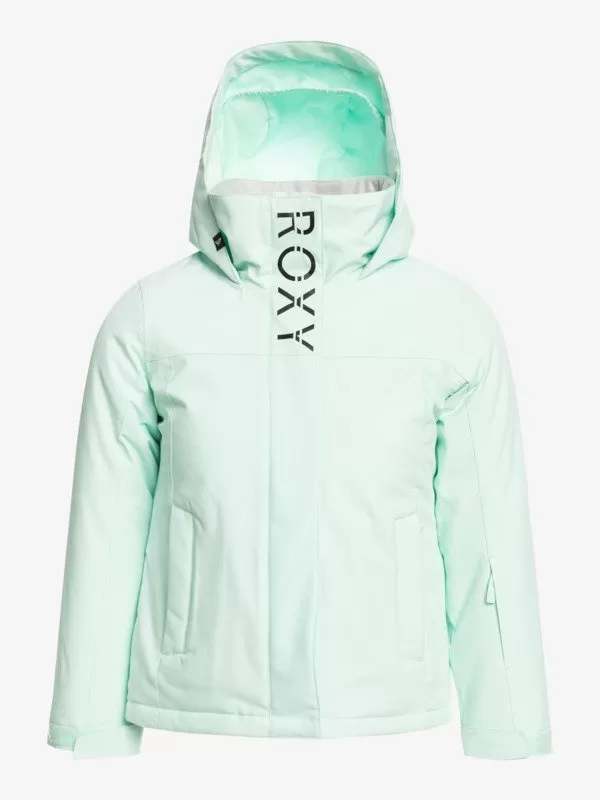 Roxy Galaxy Girl 8-16 Insulated Snow Jacket - Fair Aqua 3 Roxy Galaxy Girl 8-16 Insulated Snow Jacket - Fair Aqua