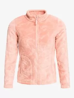 Roxy Girl's 4-16 Igloo WarmFlight Zip Fleece - Mellow Rose