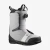Salomon Men's Faction BOA Snowboard Boots - Grey/Black/White -Ski Equipment Shop Salomon Mens Faction BOA Snowboard Boots Grey Black White