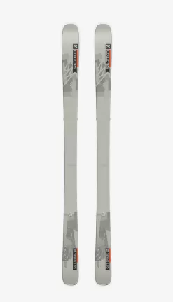 Salomon QST Spark Unisex Skis - Grey / Orange (2021-22)