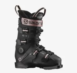 Salomon S/PRO 90 Women's Ski Boots - Black/Rose Gold/Belluga
