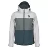 Scott Boys Ultimate Dryo 10 Jacket - Light Grey / Grey Green -Ski Equipment Shop Scott Boys Ultimate Dryo 10 Jacket Light Grey Grey Green