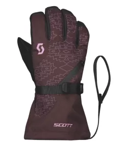 Scott Junior Ultimate Premium Gloves - Red Fudge/cassis Pink