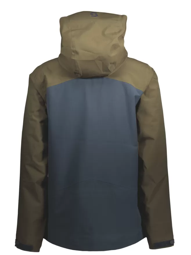 Scott Men's Explorair 3L Jacket - Earth Brown / Dark Blue 4 Scott Men's Explorair 3L Jacket - Earth Brown / Dark Blue - Image 2