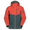 Scott Men's Explorair 3L Jacket - Magma Red/Aruba Green 1 Scott Men's Explorair 3L Jacket - Magma Red/Aruba Green -Ski Equipment Shop Scott Mens Explorair 3L Jacket Magma RedAruba Green