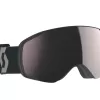 Scott Vapor Snow Goggles - Mountain Black / Enhancer Silver Chrome -Ski Equipment Shop Scott Vapor Snow Goggles mountain black enhancer silver chrome