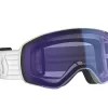 Scott Vapor Snow Goggles - White / Illuminator Blue Chrome -Ski Equipment Shop Scott Vapor Snow Goggles white illuminator blue chrome