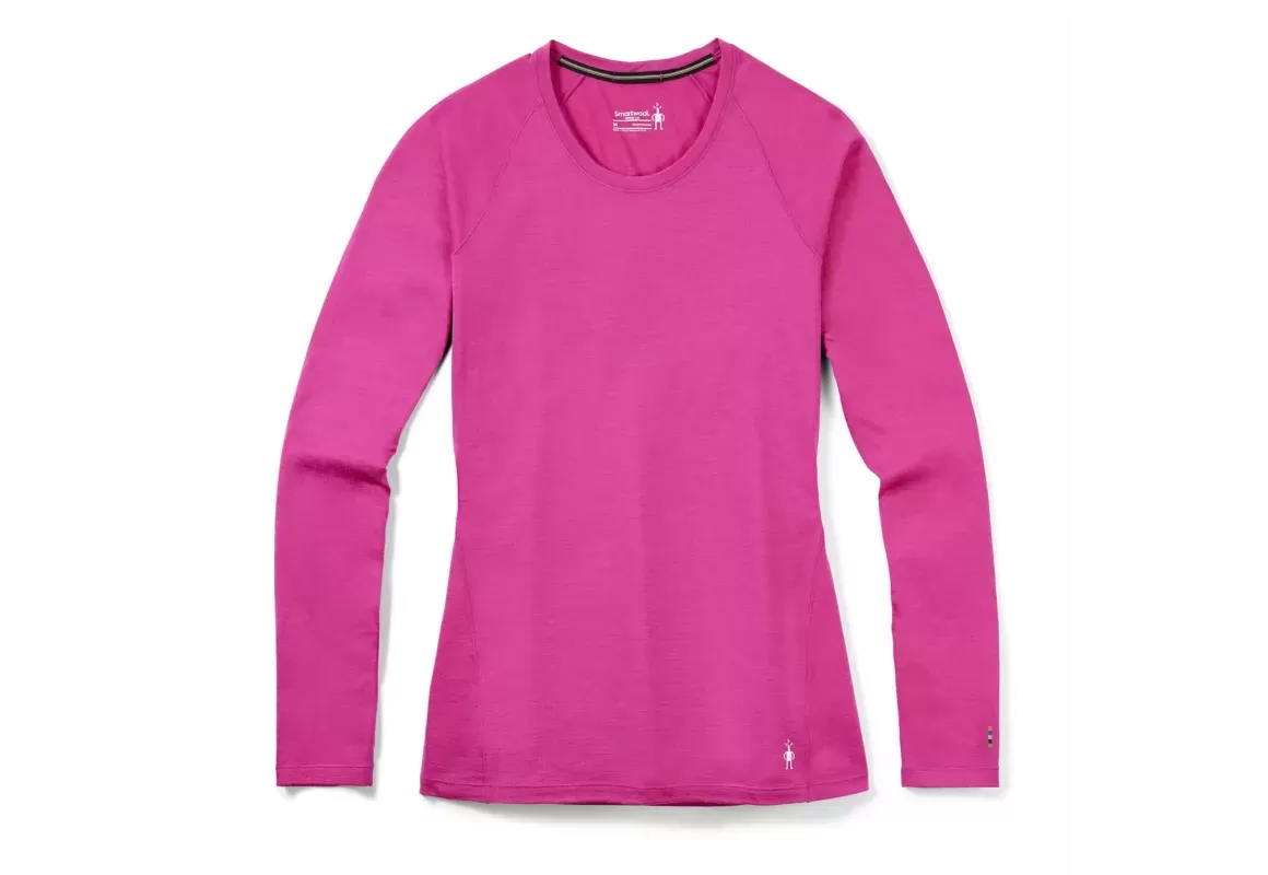 Smartwool Women's Classic Merino Base Layer Long Sleeve - Festive Fushia 3 Smartwool Women's Classic Merino Base Layer Long Sleeve - Festive Fushia