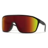 Smith Boomtown Sunglasses - Matte Black / CP Red Mirror Lens
