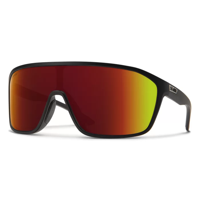 Smith Boomtown Sunglasses - Matte Black / CP Red Mirror Lens 3 Smith Boomtown Sunglasses - Matte Black / CP Red Mirror Lens