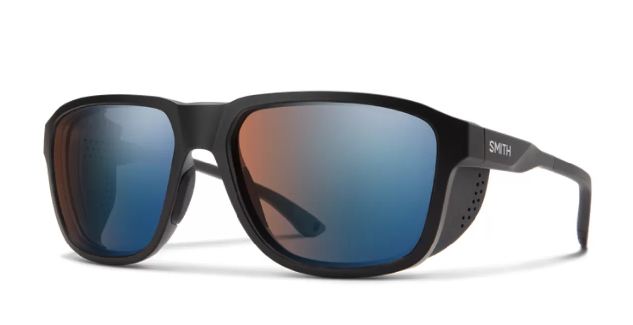 Smith Embark Sunglasses - Matte Black / CP Glacier Photochromic Copper Blue Mirror