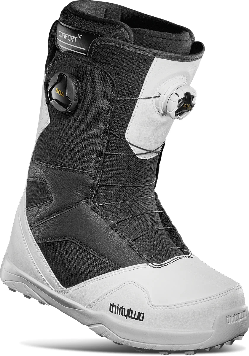 ThirtyTwo STW Double BOA Men's Snowboard Boots - Black / White 3 ThirtyTwo STW Double BOA Men's Snowboard Boots - Black / White