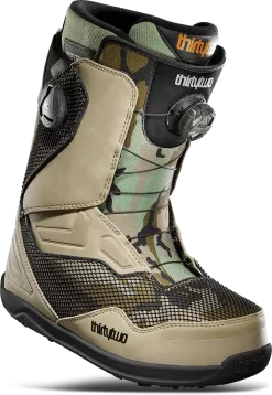 ThirtyTwo TM-2 Double BOA Men's Snowboard Boots - Tan / Green