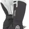 Hestra Army Leather Heli 3-Finger Ski Gloves - Black