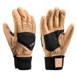 Leki Copper S Ski Gloves - Tan / Black
