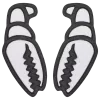 Crab Grab Mega Claw Snowboard Traction 2 Crab Grab Mega Claw Snowboard Traction -Ski Equipment Shop megaclaw blackwhite