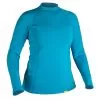 NRS Women's HydroSkin 0.5 Long-Sleeve Shirt -Ski Equipment Shop nrs womens hydroskin 05 long sleeve shirt azure blue