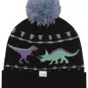 Coal The Dina Kids Dinosaur Beanie -Ski Equipment Shop the dina dinosaur graphic pom beanie black 20200828102056