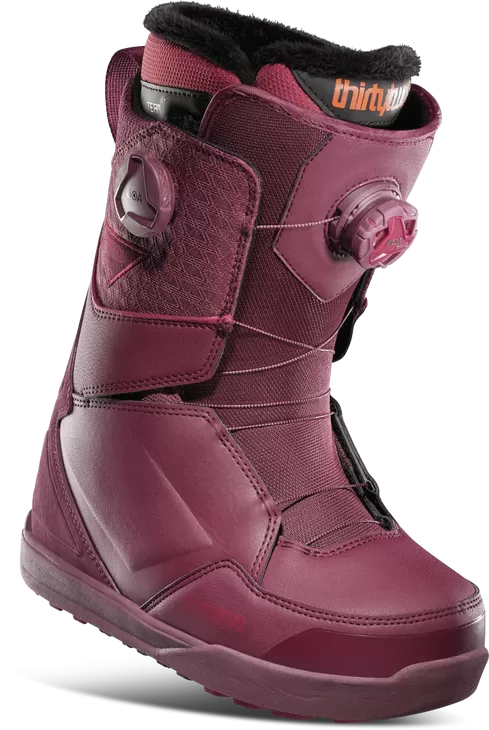 ThirtyTwo Women's Lashed Double BOA Snowboard Boots - Maroon